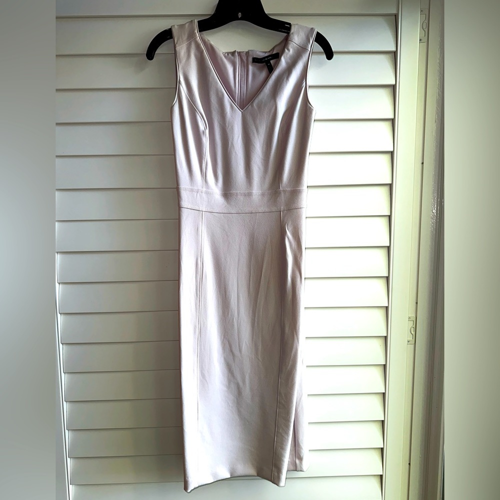 White House Black Market Lavender Sleeveless Dress